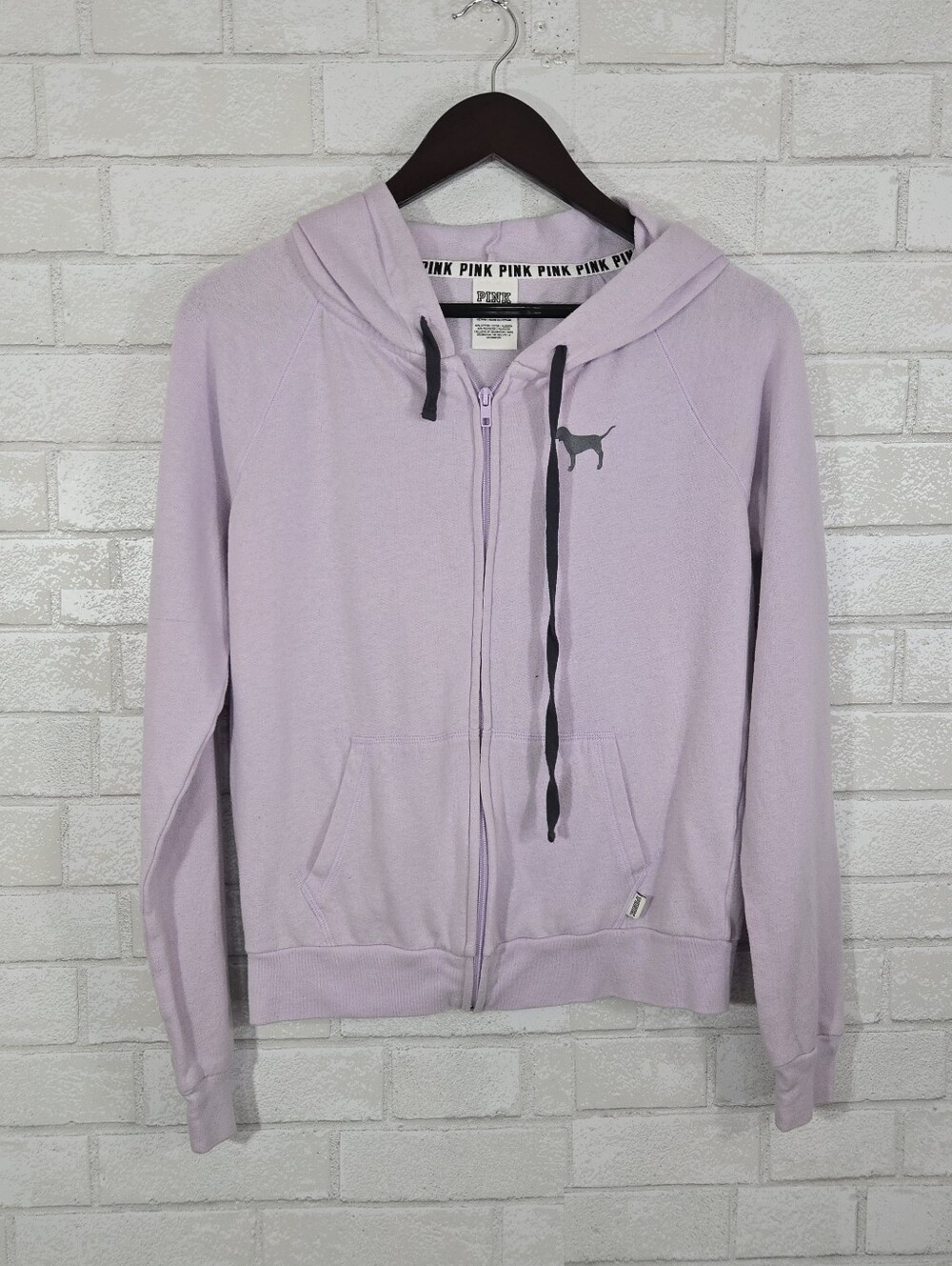 PINK Victoria's Secret full zip hooded sweatshirt